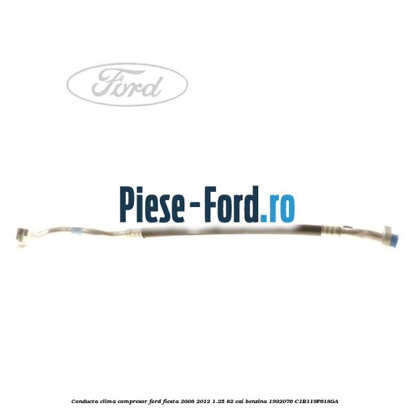 Clema furtun apa aeroterma Ford Fiesta 2008-2012 1.25 82 cai benzina