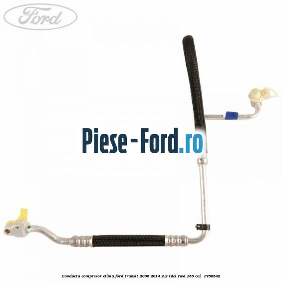 Conducta compresor clima Ford Transit 2006-2014 2.2 TDCi RWD 155 cai  #AFDA64FDC7