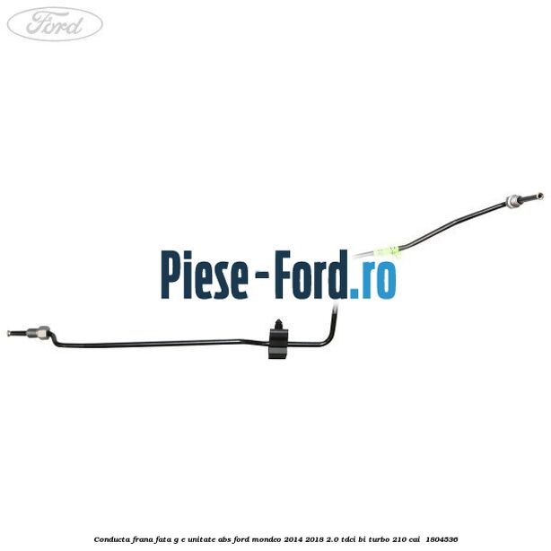 Conducta frana fata G-E unitate ABS Ford Mondeo 2014-2018 2.0 TDCi Bi-Turbo 210 cai  #D7F351E0E1