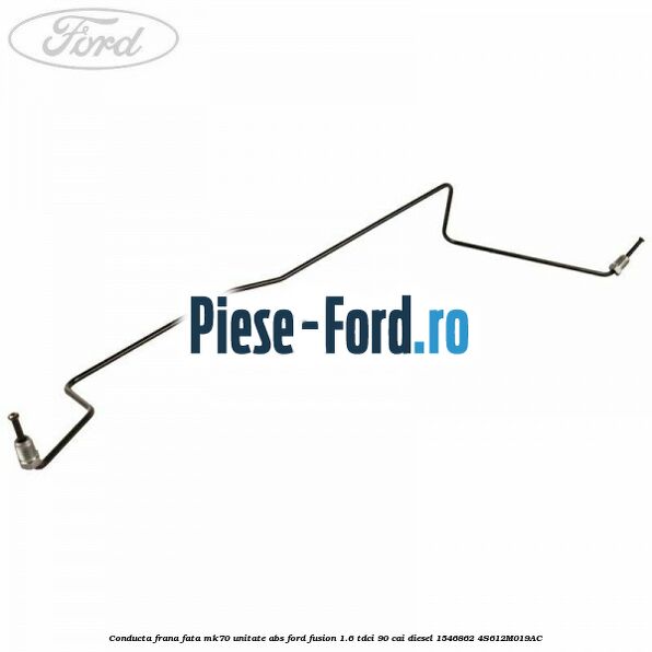 Conducta frana Ford Fusion 1.6 TDCi 90 cai diesel