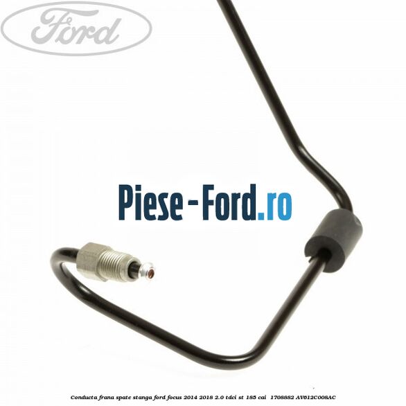 Conducta frana spate stanga Ford Focus 2014-2018 2.0 TDCi ST 185 cai  #600EE6F62C