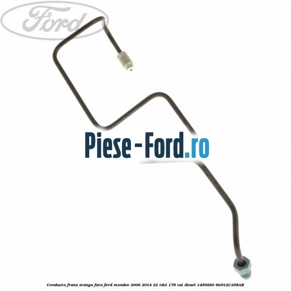 Conducta frana stanga fata Ford Mondeo 2008-2014 2.2 TDCi 175 cai #63748C55B7