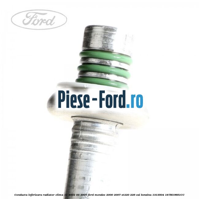 Conducta inferioara radiator clima 11/2002-03/2007 Ford Mondeo 2000-2007 ST220 226 cai benzina #53505EC087