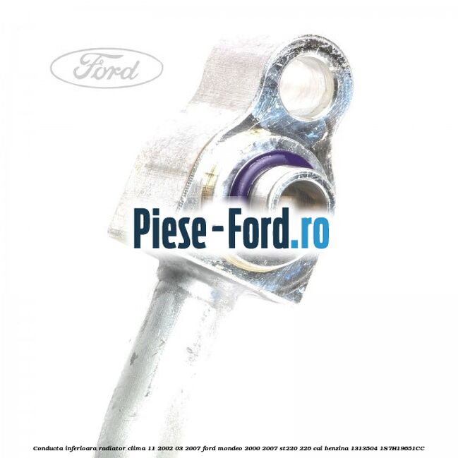Conducta inferioara radiator clima 11/2002-03/2007 Ford Mondeo 2000-2007 ST220 226 cai benzina #53505EC087