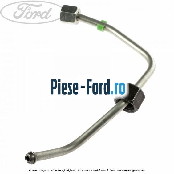 Conducta injector cilindru 2 Ford Fiesta 2013-2017 1.6 TDCi 95 cai diesel