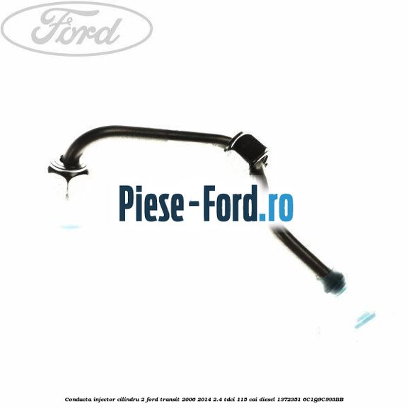 Conducta injector cilindru 2 Ford Transit 2006-2014 2.4 TDCi 115 cai diesel #8E70A7B492