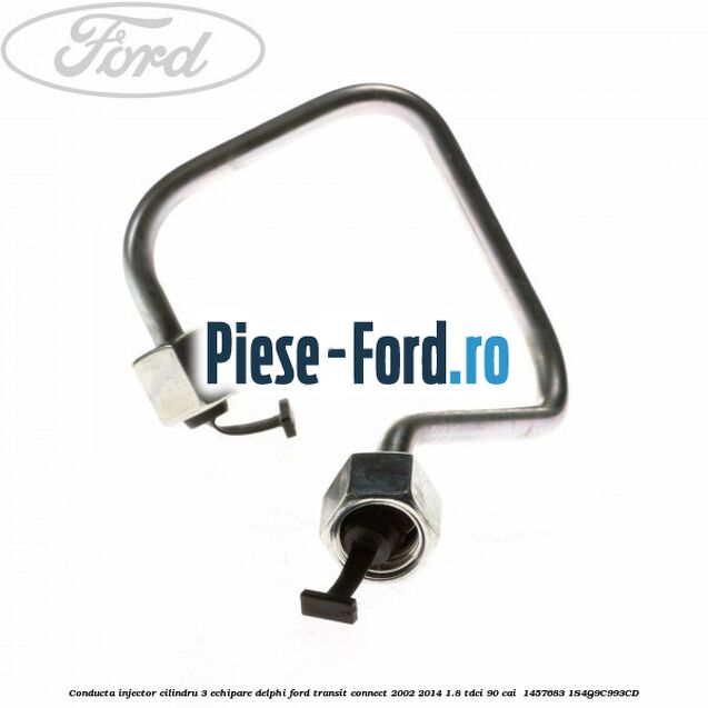 Conducta injector cilindru 3 echipare Delphi Ford Transit Connect 2002-2014 1.8 TDCi 90 cai  #71545CC59E