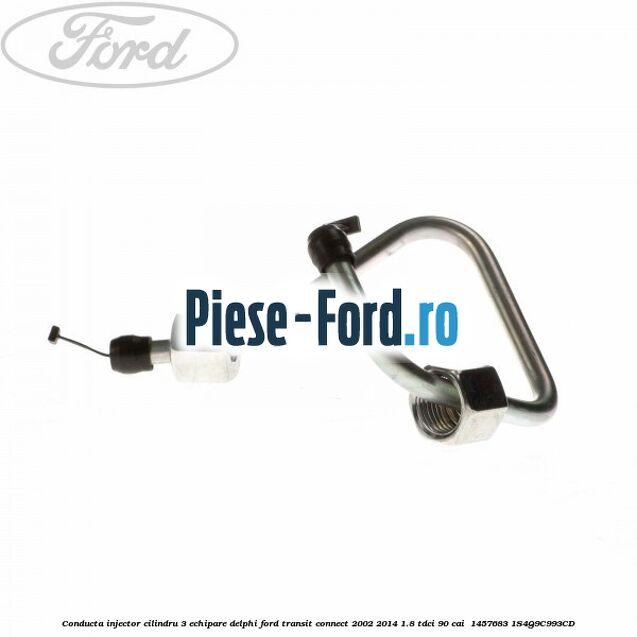 Conducta injector cilindru 3 echipare Delphi Ford Transit Connect 2002-2014 1.8 TDCi 90 cai  #71545CC59E