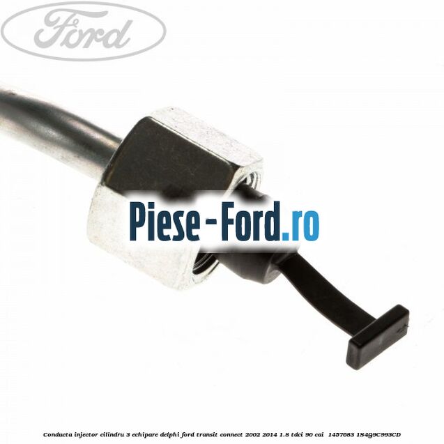 Conducta injector cilindru 3 echipare Delphi Ford Transit Connect 2002-2014 1.8 TDCi 90 cai  #71545CC59E