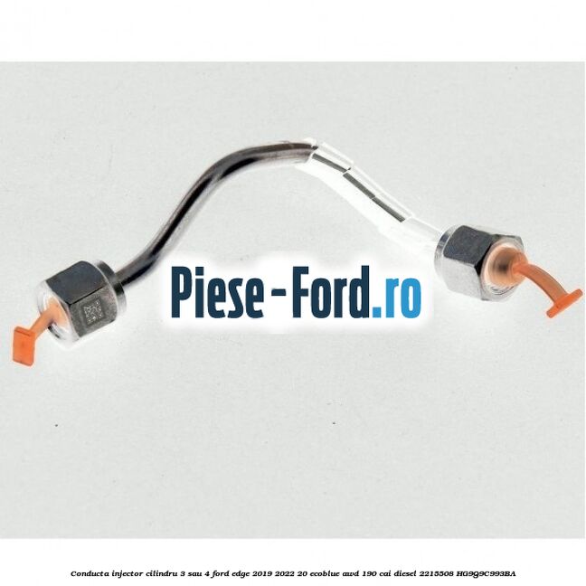 Conducta injector cilindru 3 sau 4 Ford Edge 2019-2022 2.0 EcoBlue AWD 190 cai #636E74F7A4