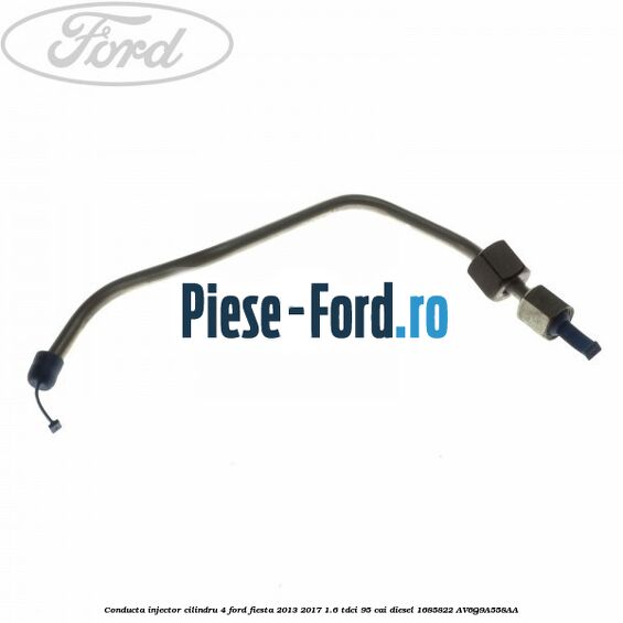 Conducta injector cilindru 4 Ford Fiesta 2013-2017 1.6 TDCi 95 cai diesel