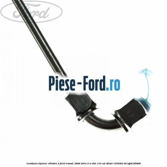 Conducta injector cilindru 4 Ford Transit 2006-2014 2.4 TDCi 115 cai diesel #5657EC739C