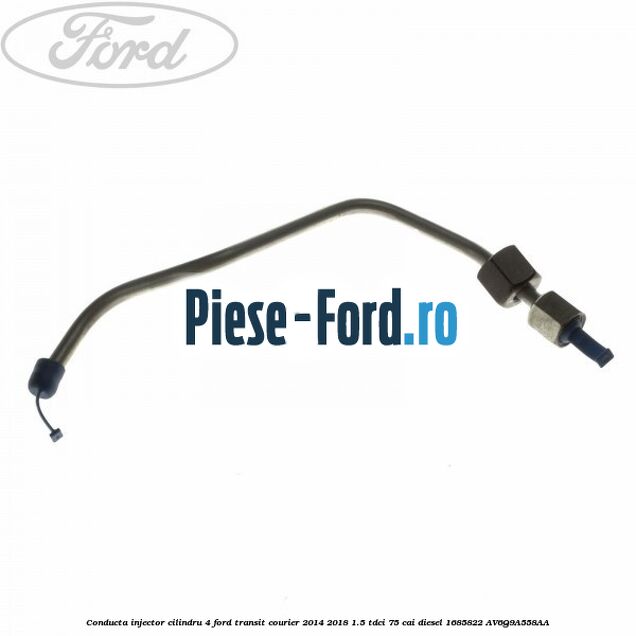 Conducta injector cilindru 4 Ford Transit Courier 2014-2018 1.5 TDCi 75 cai diesel #F555E4AEA9