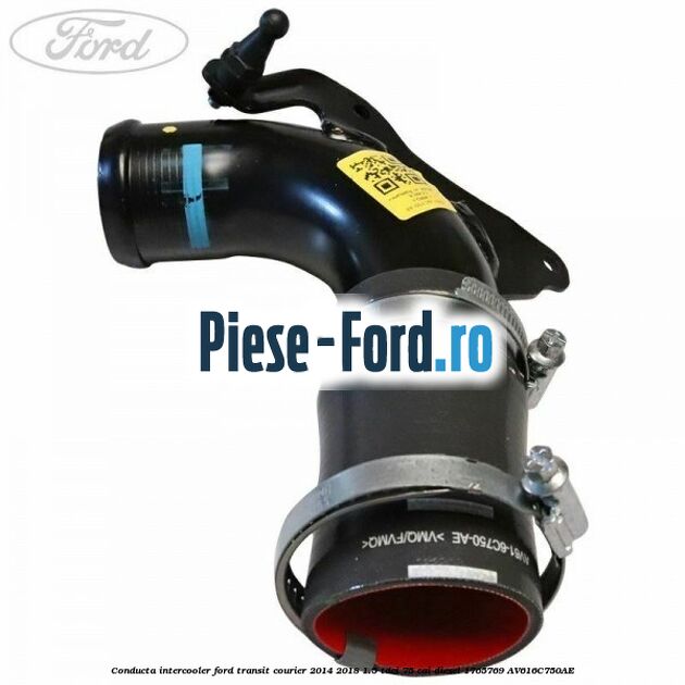 Conducta intercooler Ford Transit Courier 2014-2018 1.5 TDCi 75 cai diesel #A170996778