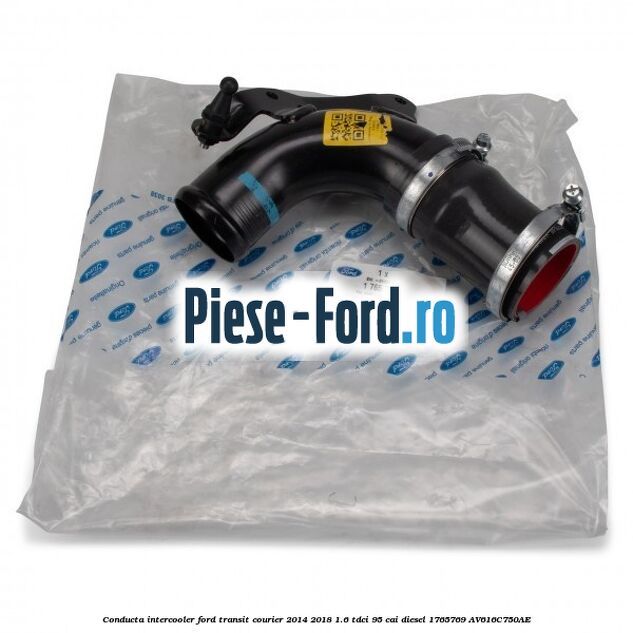 Conducta intercooler Ford Transit Courier 2014-2018 1.6 TDCi 95 cai diesel #FA28A5DBE0
