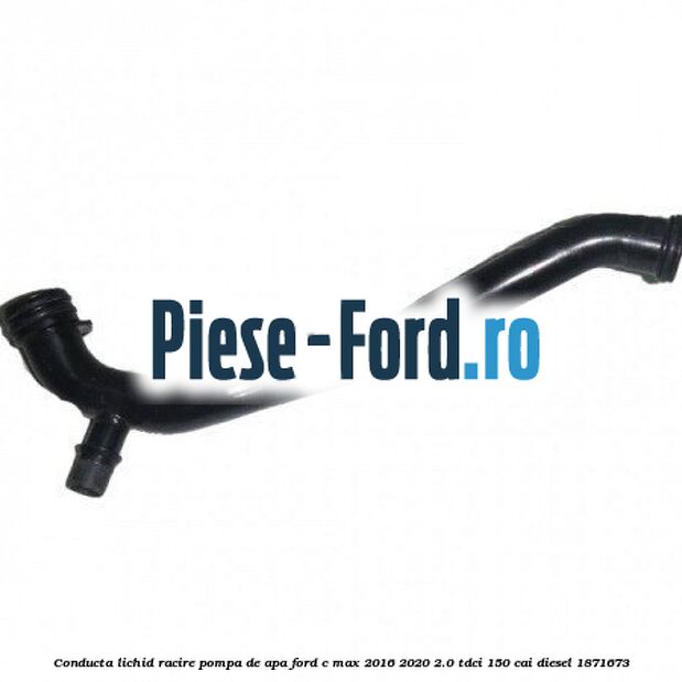 Conducta lichid racire pompa de apa Ford C-Max 2016-2020 2.0 TDCi 150 cai #3A9D2A4CF0