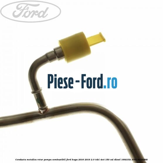 Conducta metalica retur pompa combustibil Ford Kuga 2016-2018 2.0 TDCi 4x4 150 cai diesel #075B9CC630