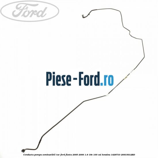 Conducta pompa combustibil retur Ford Fiesta 2005-2008 1.6 16V 100 cai benzina