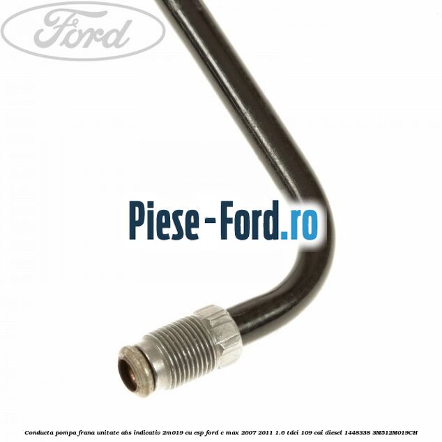 Conducta frana stanga fata unitate ABS Ford C-Max 2007-2011 1.6 TDCi 109 cai diesel