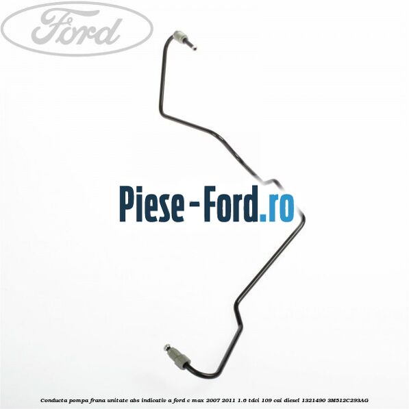 Conducta pompa frana unitate ABS indicativ 2M020 cu ESP Ford C-Max 2007-2011 1.6 TDCi 109 cai diesel
