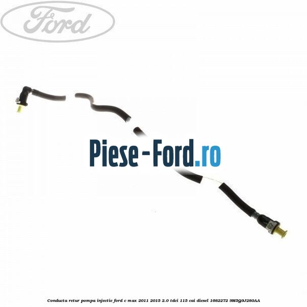 Conducta rampa injectie Ford C-Max 2011-2015 2.0 TDCi 115 cai diesel