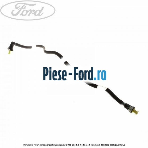 Conducta retur pompa injectie Ford Focus 2011-2014 2.0 TDCi 115 cai diesel