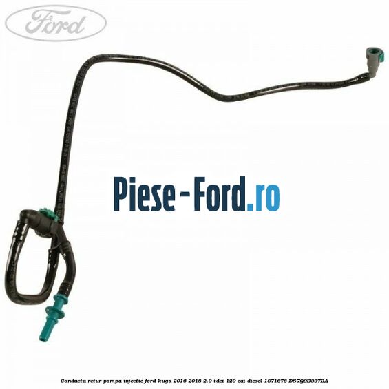 Conducta retur pompa injectie Ford Kuga 2016-2018 2.0 TDCi 120 cai diesel