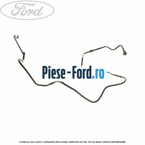 Conducta retur racitor combustibil Ford Mondeo 2008-2014 2.0 TDCi 115 cai #42542A327B