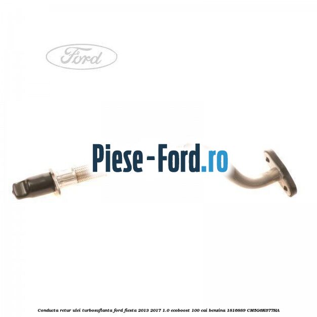 Conducta retur ulei turbosuflanta Ford Fiesta 2013-2017 1.0 EcoBoost 100 cai benzina