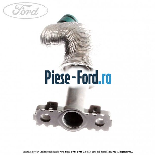 Conducta alimentare ulei turbosuflanta Ford Focus 2014-2018 1.5 TDCi 120 cai diesel