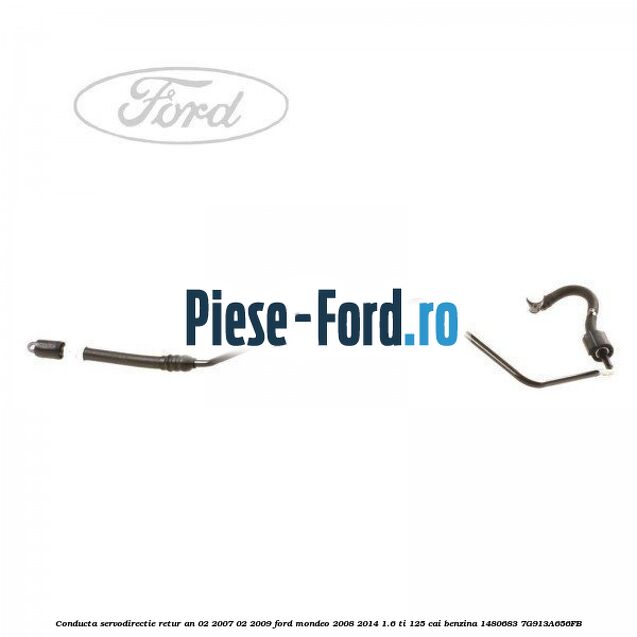 Conducta presiune pompa servodirectie Ford Mondeo 2008-2014 1.6 Ti 125 cai benzina