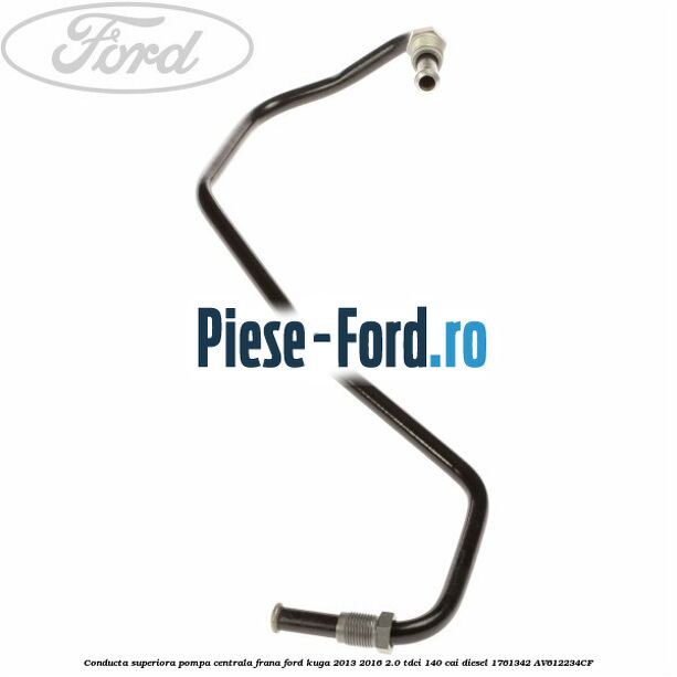 Conducta inferioara pompa centrala frana Ford Kuga 2013-2016 2.0 TDCi 140 cai diesel