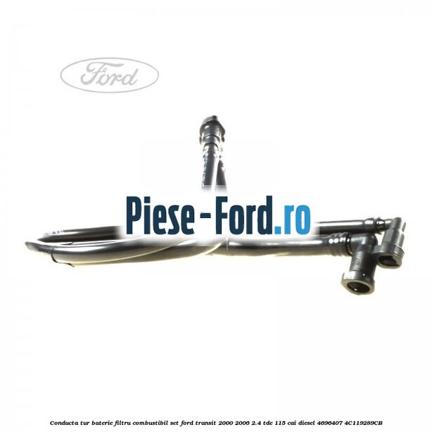 Conducta tur baterie filtru combustibil set Ford Transit 2000-2006 2.4 TDE 115 cai diesel #9510E719B3