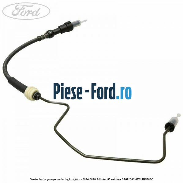 Conducta tur pompa ambreiaj Ford Focus 2014-2018 1.6 TDCi 95 cai diesel