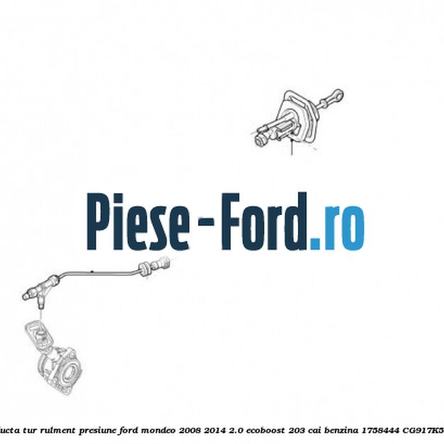 Conducta retur pompa ambreiaj Ford Mondeo 2008-2014 2.0 EcoBoost 203 cai benzina