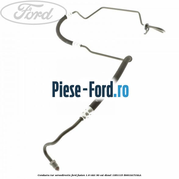 Conducta tur servodirectie Ford Fusion 1.6 TDCi 90 cai diesel