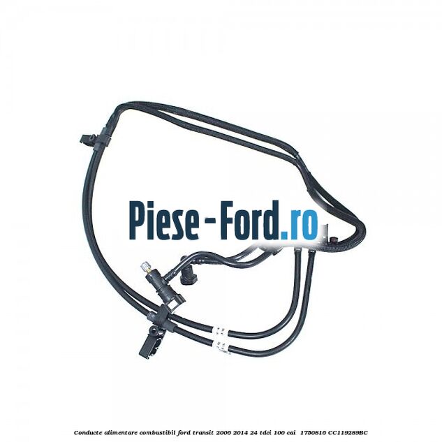 Conducte alimentare combustibil Ford Transit 2006-2014 2.4 TDCi 100 cai #8A6293F4BD