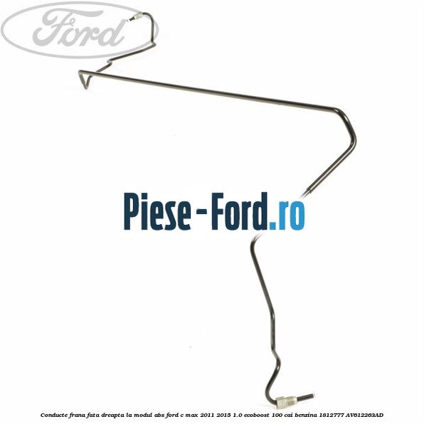 Conducta frana spate stanga Ford C-Max 2011-2015 1.0 EcoBoost 100 cai benzina