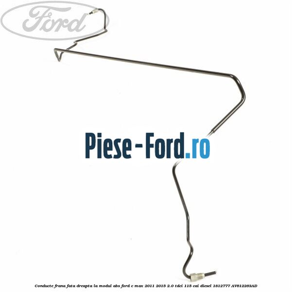 Conducte frana fata dreapta, la modul ABS Ford C-Max 2011-2015 2.0 TDCi 115 cai diesel