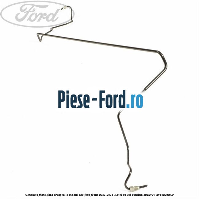 Conducte frana fata dreapta, la modul ABS Ford Focus 2011-2014 1.6 Ti 85 cai benzina