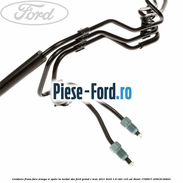 Conducte frana fata dreapta, la modul ABS Ford Grand C-Max 2011-2015 1.6 TDCi 115 cai diesel