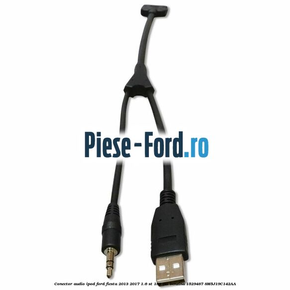 Conector audio iPod Ford Fiesta 2013-2017 1.6 ST 182 cai benzina