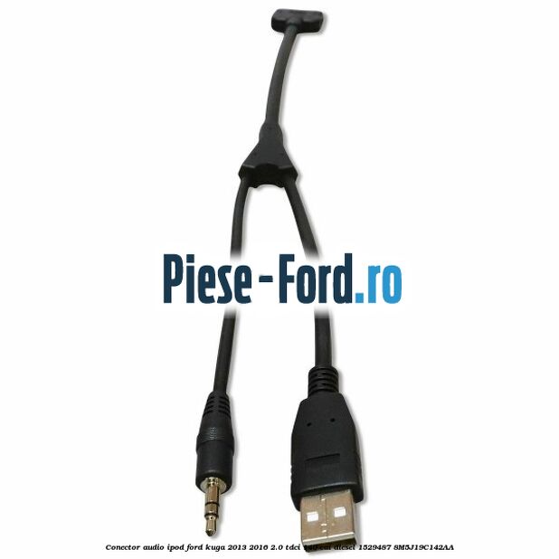 Conector audio iPod Ford Kuga 2013-2016 2.0 TDCi 140 cai diesel #352B951855