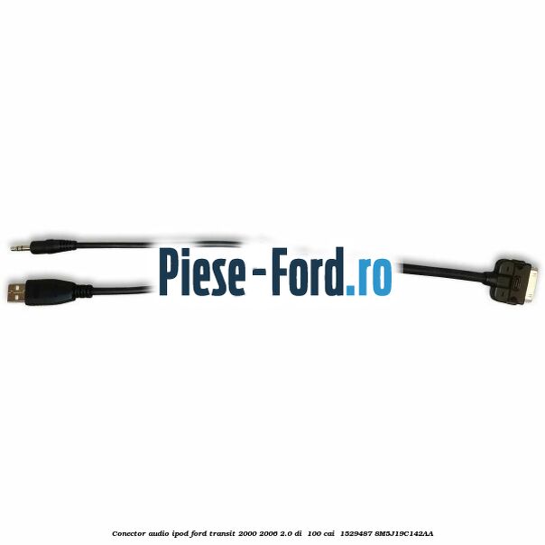 Conector audio iPod Ford Transit 2000-2006 2.0 DI 100 cai #6C406982EC Conector audio iPod Ford Transit 2000-2006 2.0 DI 100 cai #6C406982EC