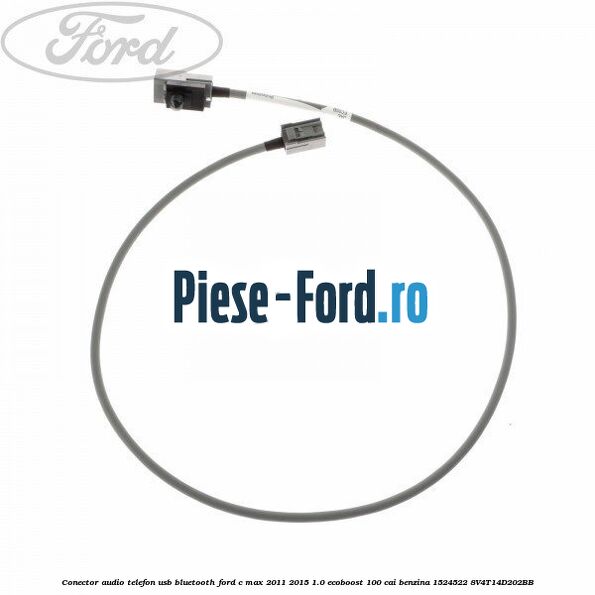 Conector audio telefon, USB Ford C-Max 2011-2015 1.0 EcoBoost 100 cai benzina