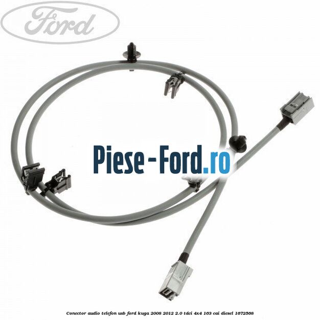 Conector audio telefon USB Ford Kuga 2008-2012 2.0 TDCI 4x4 163 cai #17B15DDB8F
