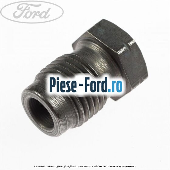 Conector conducta frana Ford Fiesta 2002-2005 1.4 TDCi 68 cai #36FBB47204