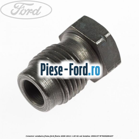 Conducta frana tambur stanga Ford Fiesta 2008-2012 1.25 82 cai benzina