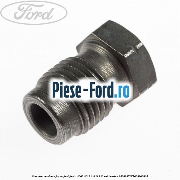Conducta frana tambur stanga Ford Fiesta 2008-2012 1.6 Ti 120 cai benzina