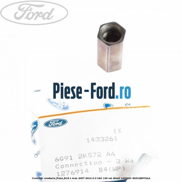 Conector conducta frana Ford S-Max 2007-2014 2.0 TDCi 130 cai diesel #297997AF38
